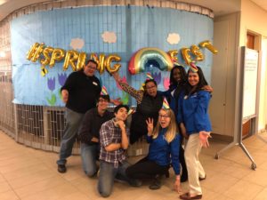 Photo of SLLD staff at Spring Fest 2019